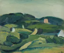Landscape, Birkerod, 1917. Creator: Harald Giersing