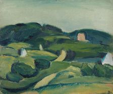 Landscape, Birkerod, 1917. Creator: Harald Giersing