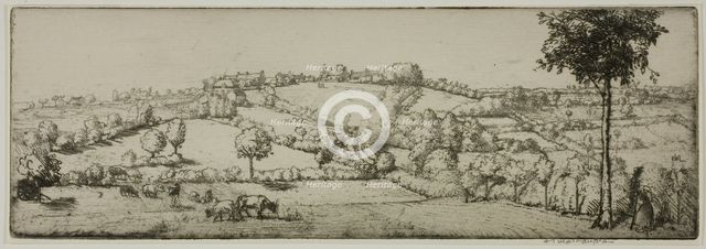 Landscape, Brittany, 1907. Creator: Donald Shaw MacLaughlan.