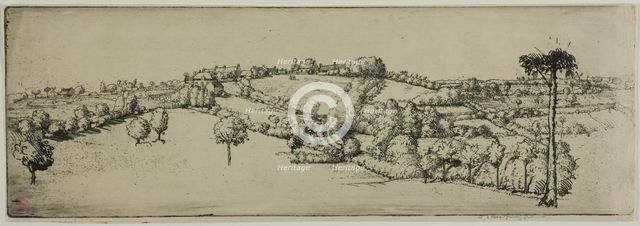 Landscape, Brittany, 1907. Creator: Donald Shaw MacLaughlan.