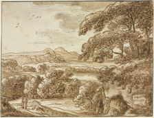 Landscape, c 1780. Creator: Franz Kobell (German, 1749-1822)
