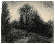 Landscape, c. 1881. Creator: Georges-Pierre Seurat