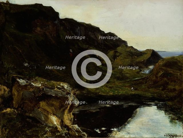 Landscape, c. 1835. Creator: Theodore Rousseau.