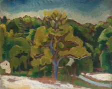 Landscape, c. 1912. Creator: Morton Livingston Schamberg