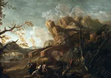 Landscape, c1645. Creator: Salvator Rosa