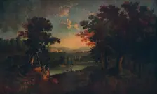 Landscape c1750. Artist: John Smith