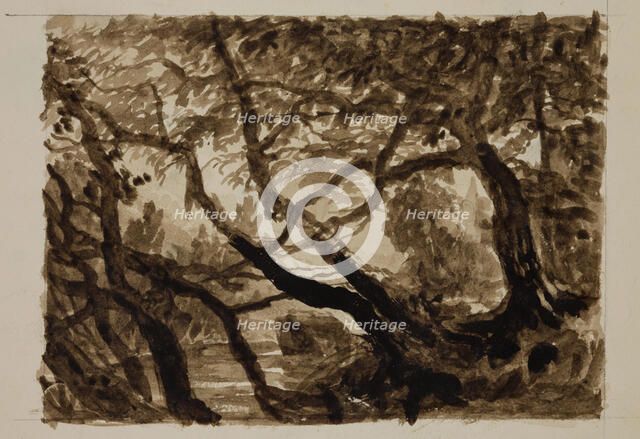 Landscape, c1820-1848. Creator: Thomas Cole.