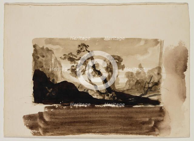 Landscape, c1820-1848. Creator: Thomas Cole.