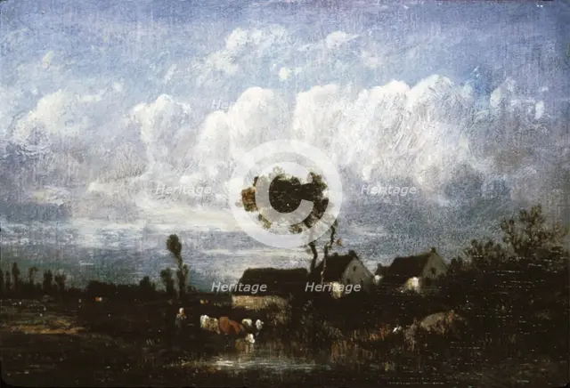 Landscape, c1840-1880. Creator: Jules Dupré.