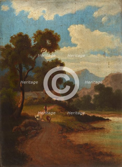 Landscape, c1850. Creator: M Rohu.