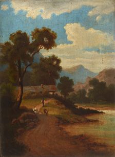 Landscape, c1850. Creator: M Rohu