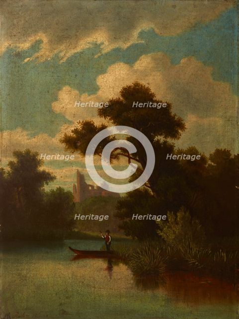 Landscape, c1850. Creator: M Rohu.