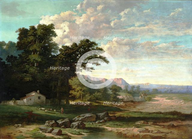 Landscape, c1862. Creator: Cosme Algarra y Hurtado.
