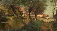 Landscape, c1890-1940. Creator: Prosper De Wit