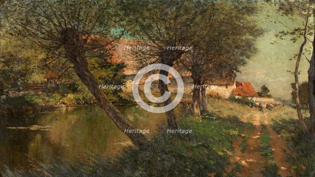 Landscape, c1890-1940. Creator: Prosper De Wit.