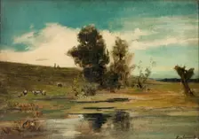 Landscape, c1890. Creator: Roman Kochanowski