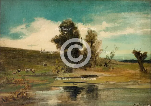 Landscape, c1890. Creator: Roman Kochanowski.