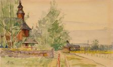 Landscape, c1890s. Creator: Amelie Lundahl