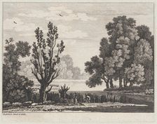 Landscape, ca. 1730-1758. Creator: Jean Baptiste Claude Chatelain