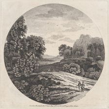 Landscape, ca. 1730-1758. Creator: Jean Baptiste Claude Chatelain