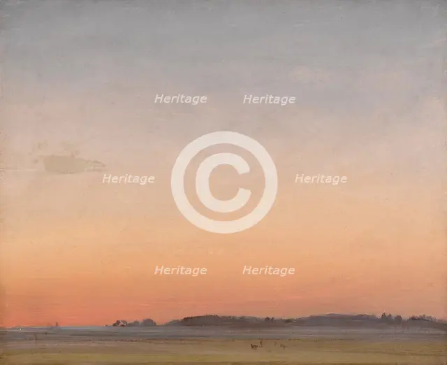 Landscape, ca. 1835-45. Creator: Circle of Carl Rottmann (German, 1797-1850).