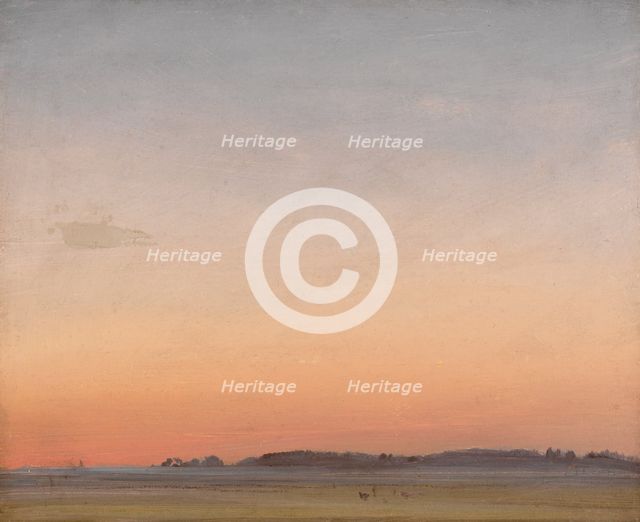 Landscape, ca. 1835-45. Creator: Circle of Carl Rottmann (German, 1797-1850).