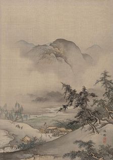 Landscape, ca. 1885-89. Creator: Hashimoto Gaho