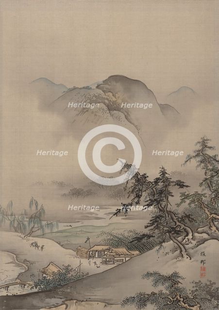 Landscape, ca. 1885-89. Creator: Hashimoto Gaho.