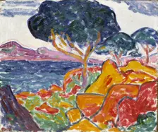 Landscape, ca. 1909-1914. Creator: Carl Newman