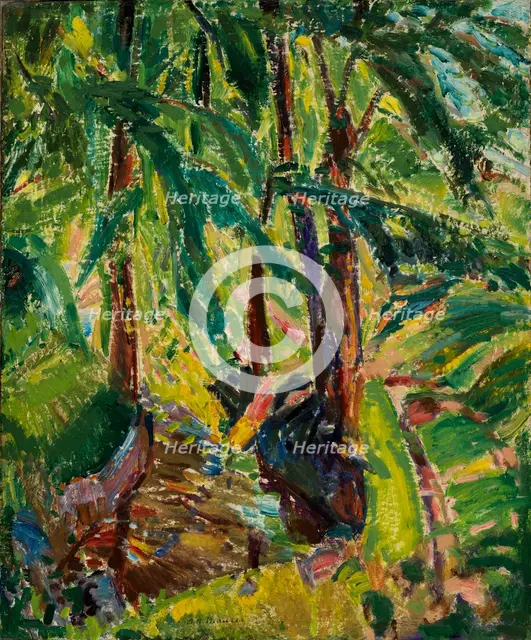Landscape, ca. 1925. Creator: Alfred Henry Maurer.