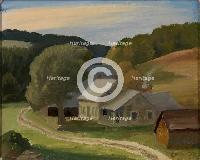 Landscape, ca. 1934. Creator: Edward Bruce.