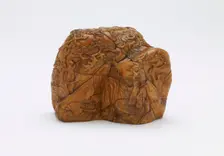 Landscape carved in low relief, Qing dynasty, 1735-1796. Creator: Unknown