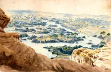 Landscape, Cataract, Egypt c19th Century. Artist: John Gardner Wilkinson