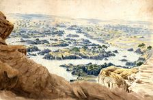 Landscape, Cataract, Egypt c19th Century. Artist: John Gardner Wilkinson