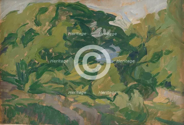 Landscape, Christianso, 1909-1913. Creator: Edvard Weie.