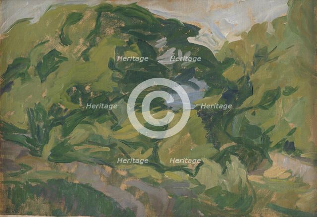 Landscape, Christianso, 1909-1913. Creator: Edvard Weie.