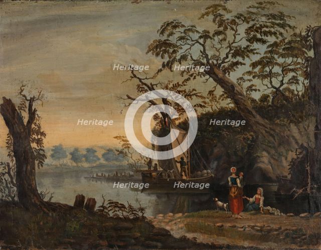 Landscape, copy after unknown master, c1830-1879. Creator: Knud Baade.