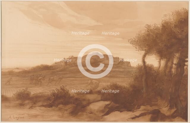 Landscape. Creator: Alphonse Legros.