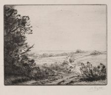 Landscape. Creator: Alphonse Legros (French, 1837-1911)