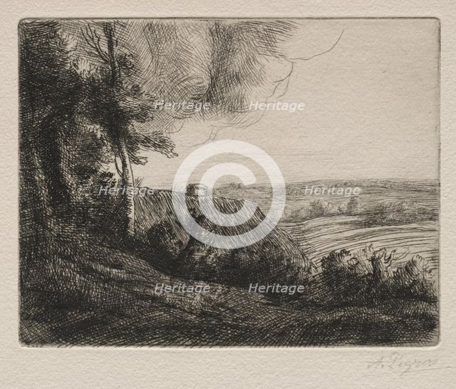 Landscape. Creator: Alphonse Legros (French, 1837-1911).