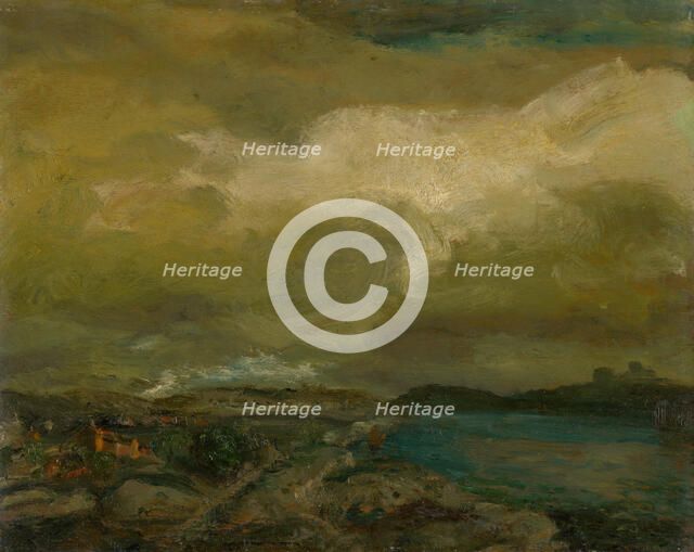 Landscape during a storm, c1910. Creator: Gusztáv Magyar-Mannheimer.