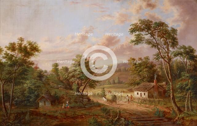 Landscape, date unknown, c1830-1892. Creator: Jacob Cox.