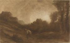 Landscape, Evening. Creator: Alphonse Legros