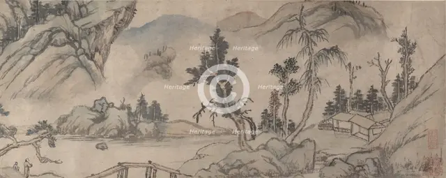 Landscape, Early 20th century, spurious date of 1577. Creator: Unknown.