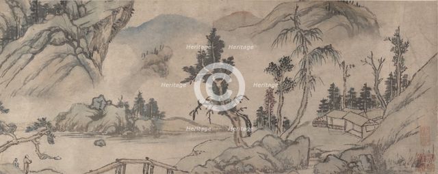 Landscape, Early 20th century, spurious date of 1577. Creator: Unknown.