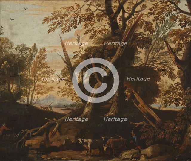 Landscape, early-mid 18th century. Creator: Andrea Locatelli.