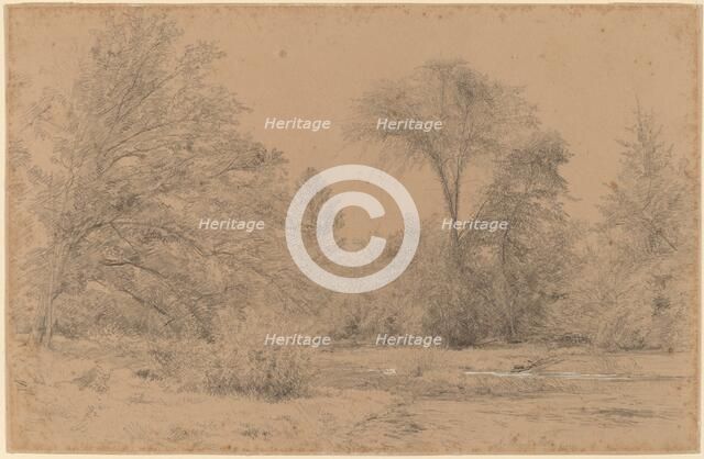 Landscape, Early Spring, 1857. Creator: John Henry Hill.
