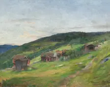 Landscape, Eggedal, 1888. Creator: Harriet Backer