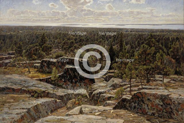 Landscape from aland, 1896. Creator: Victor Westerholm.