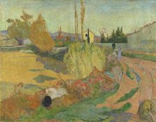 Landscape from Arles, 1888. Creator: Paul Gauguin